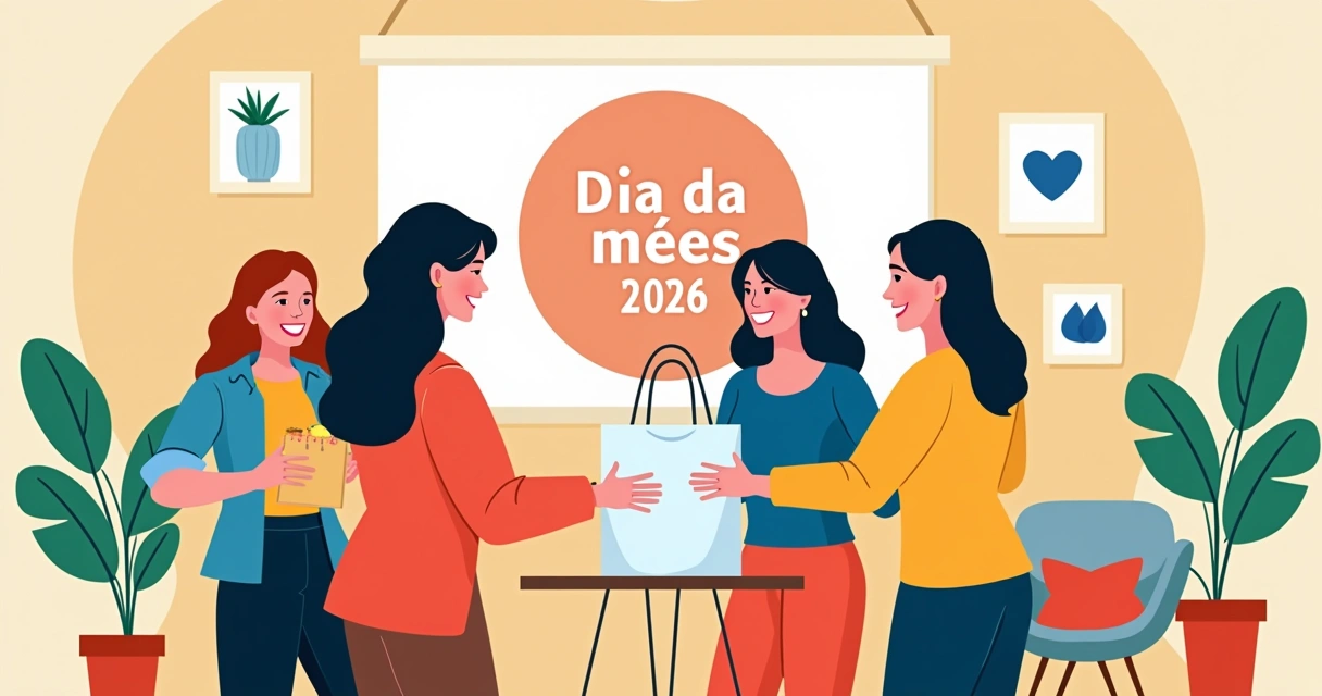 Entrega de ecobags em evento empresarial para mães 