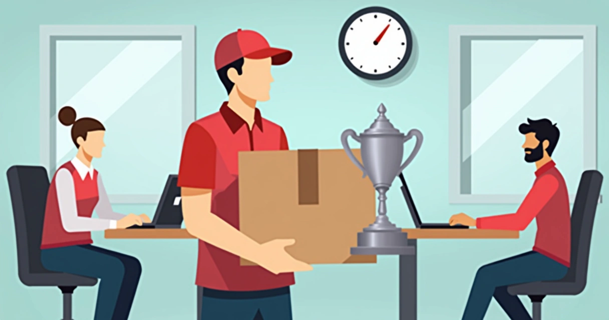 Entrega ágil de placa de prata personalizada para evento empresarial 