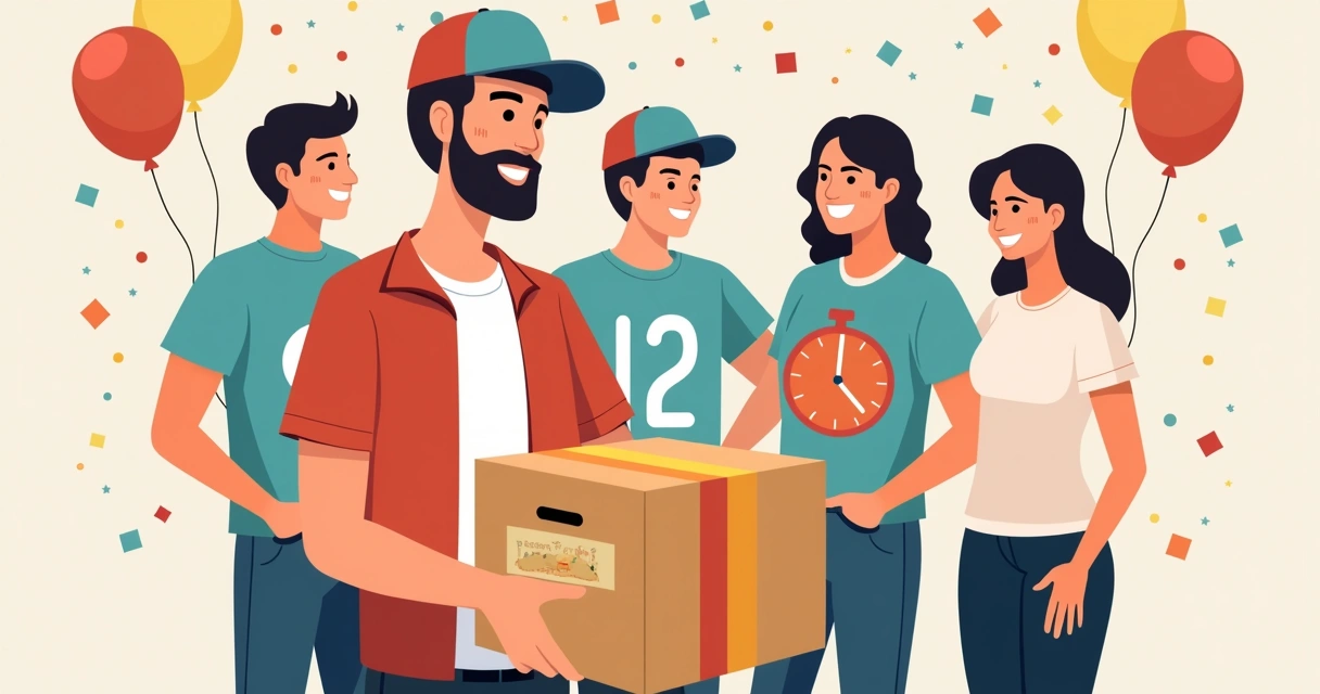 Entrega urgente de camisetas para festa de aniversário 
