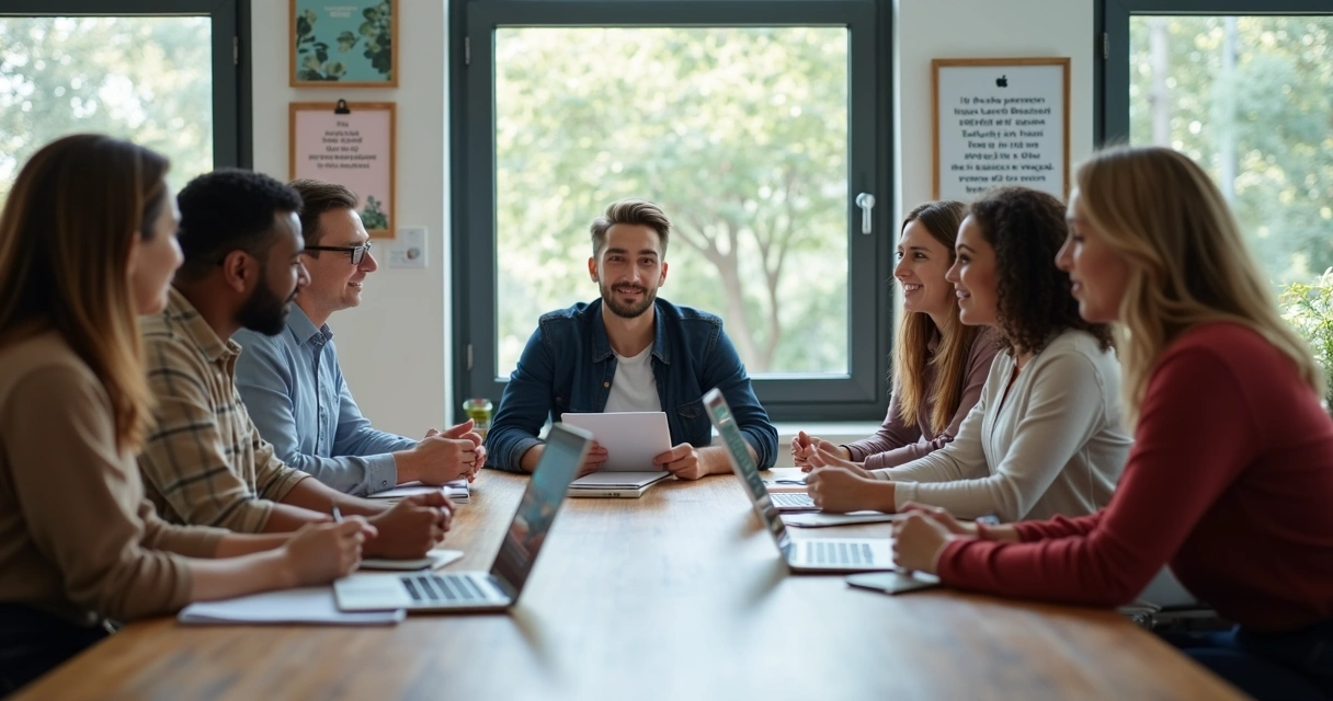 Equipe contratando pessoas de diferentes perfis, em entrevista de emprego. 