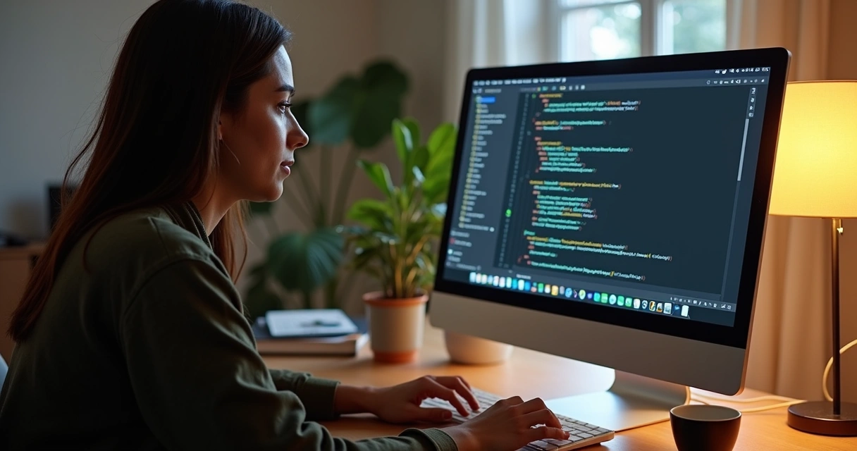 Profissional participando de entrevista remota para startup 