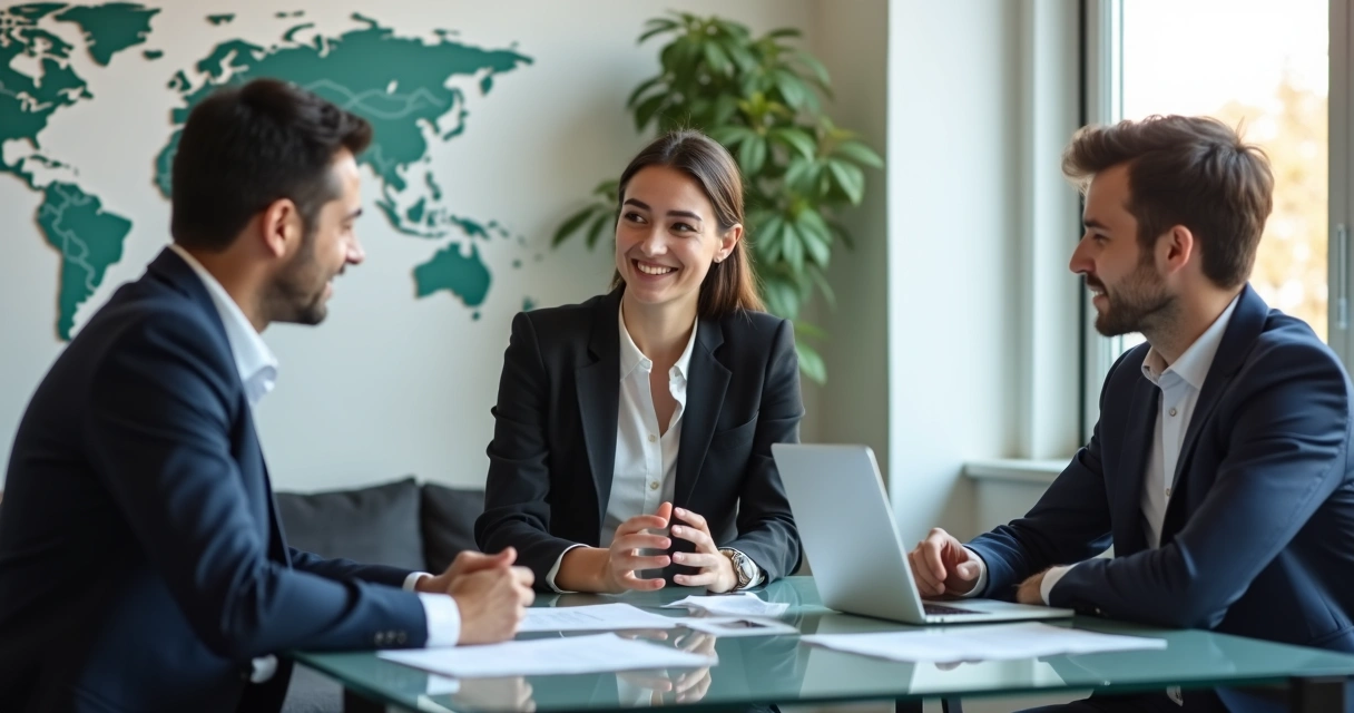 Profissional respondendo entrevista de emprego em inglês