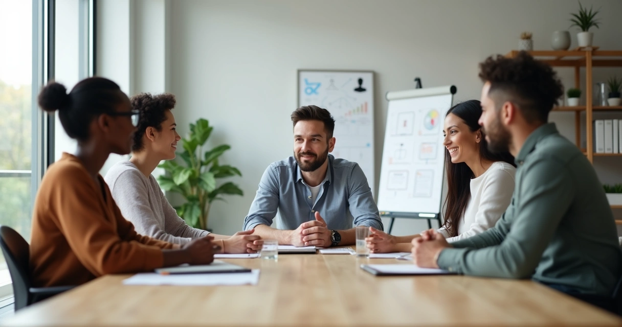 Recrutadora e candidato em entrevista com foco em valorização humana 