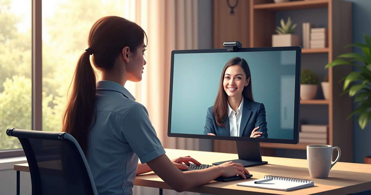 Simulação de entrevista virtual com inteligência artificial 