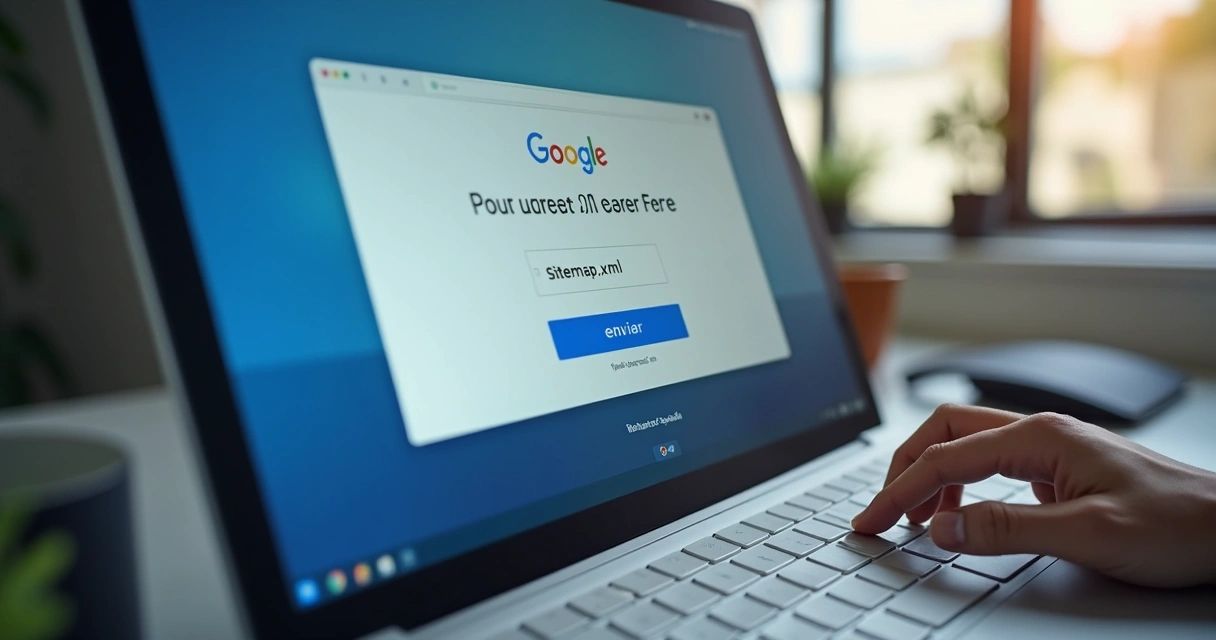 Tela de envio de sitemap no Google Search Console 