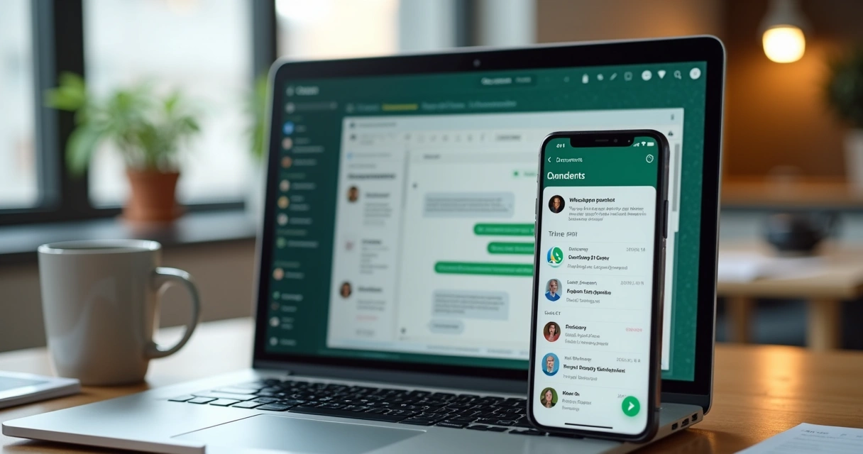 Admin enviando arquivo PDF em grupo no WhatsApp 