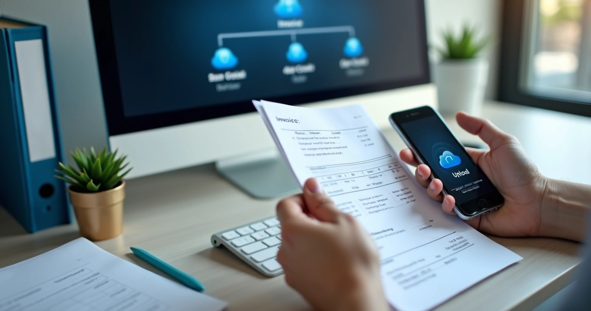 Envio de documentos para nuvem em escritório 