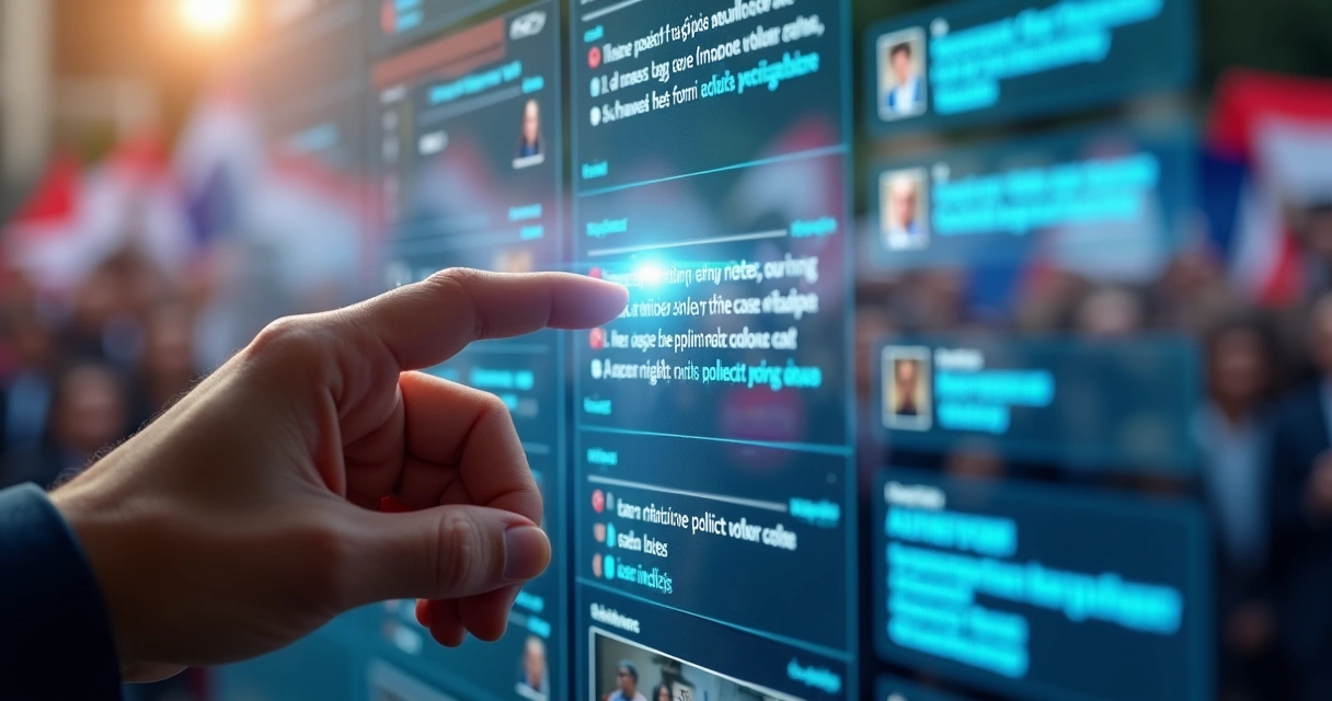 Envio automatizado de mensagens em uma plataforma digital política com contatos segmentados 