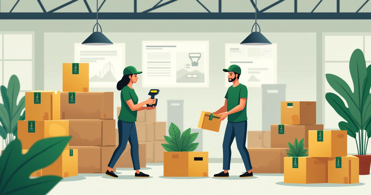 Empacotamento de produtos para envio no modelo dropshipping nacional 