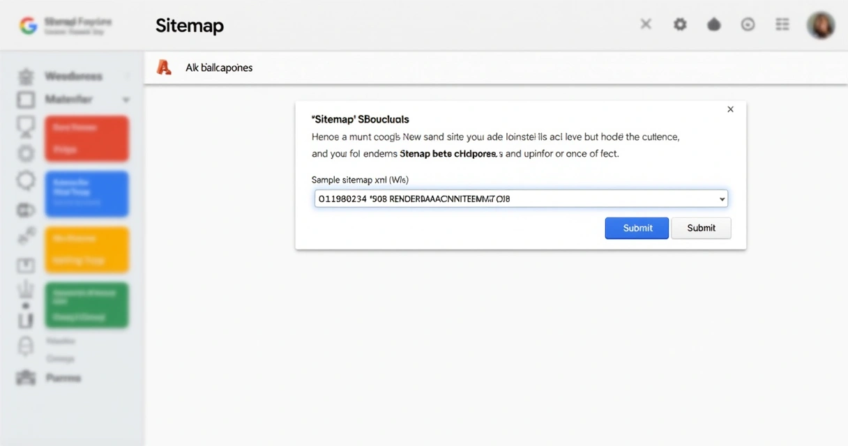 Tela do Google Search Console mostrando envio de sitemap.xml 
