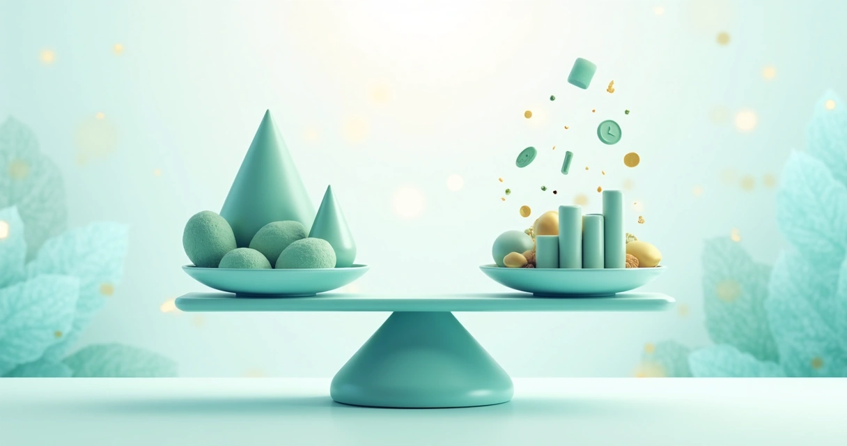 Gráfico equilibrio entre cultura y resultados en empresa 