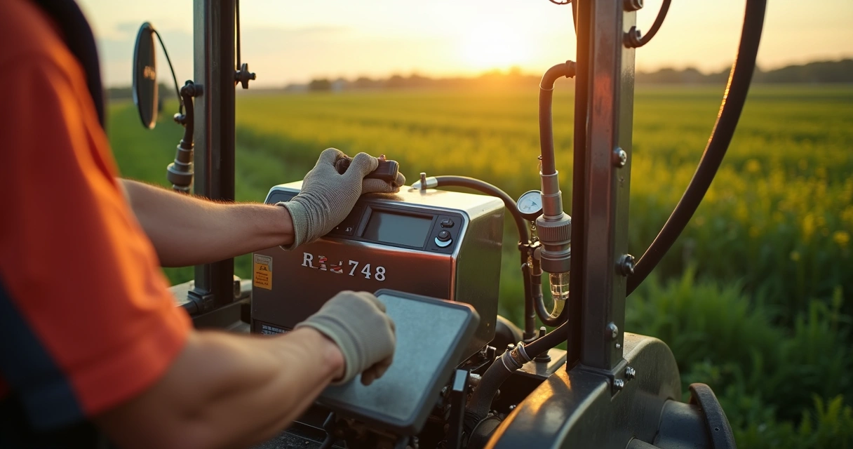 Equipamentos portáteis agro para abastecimento de tratores 