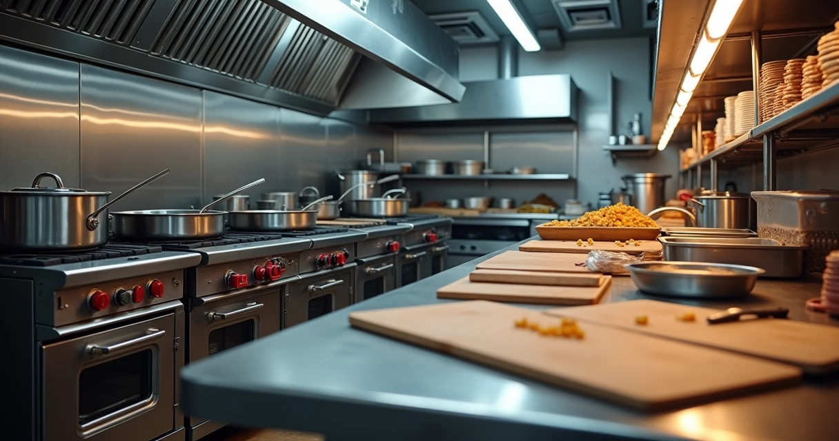 Equipamentos básicos de uma cozinha industrial para delivery