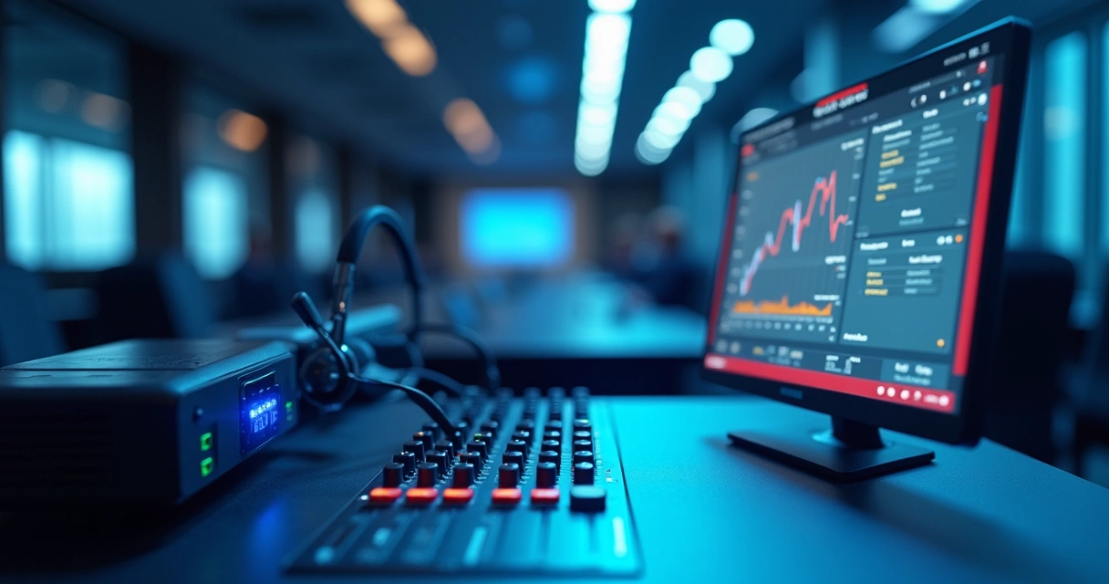 Equipamentos modernos de tradução simultânea 