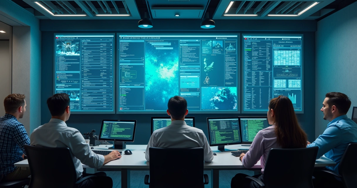Equipe comercial acompanhando conversas e alertas de churn 