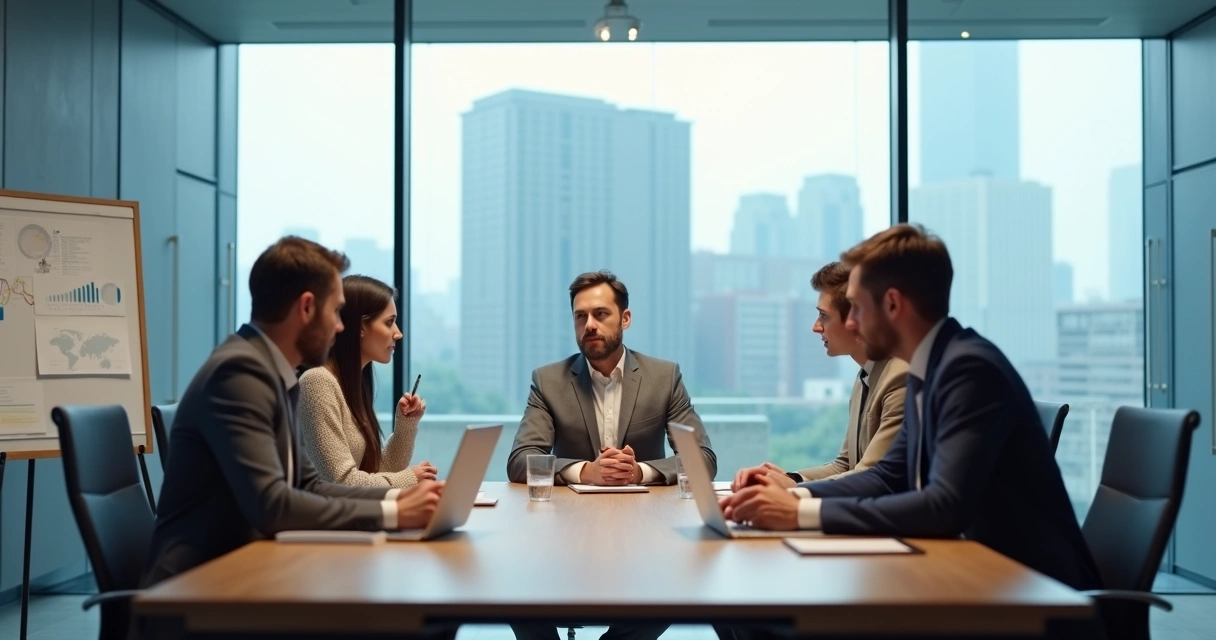 Equipe de alta performance reunida com um membro claramente dependente do líder 