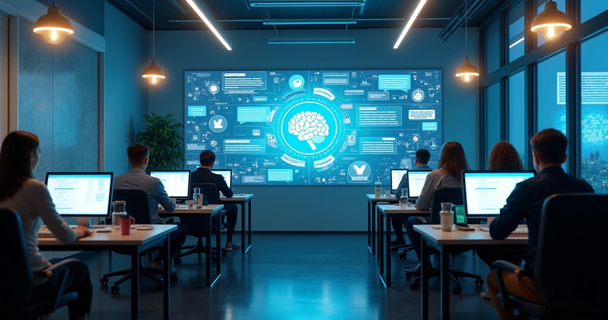 Equipe e IA atendendo mensagens no WhatsApp