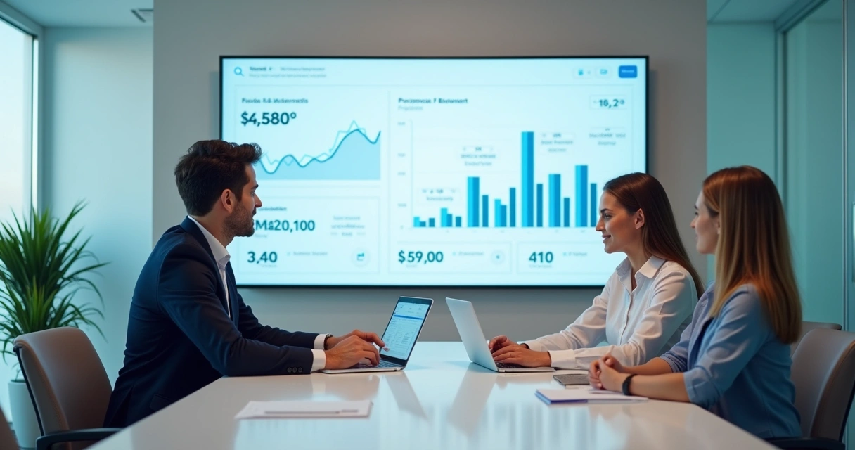 Equipe analisando funil de marketing em clínica odontológica