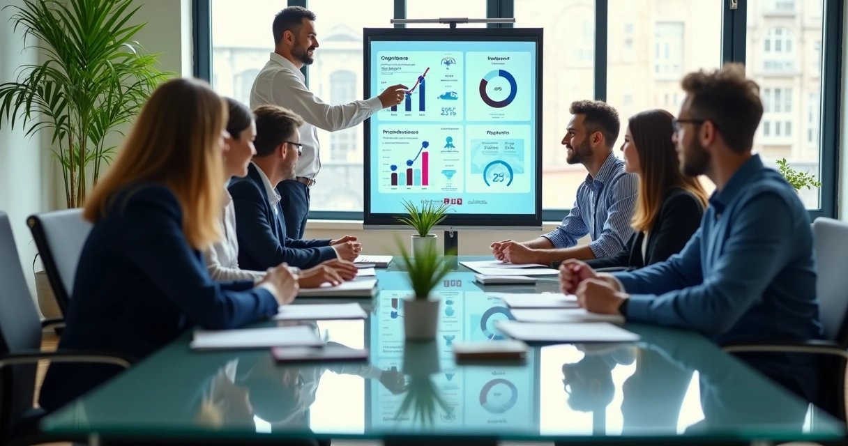 Equipe reunida avaliando conformidade de projetos LIR 