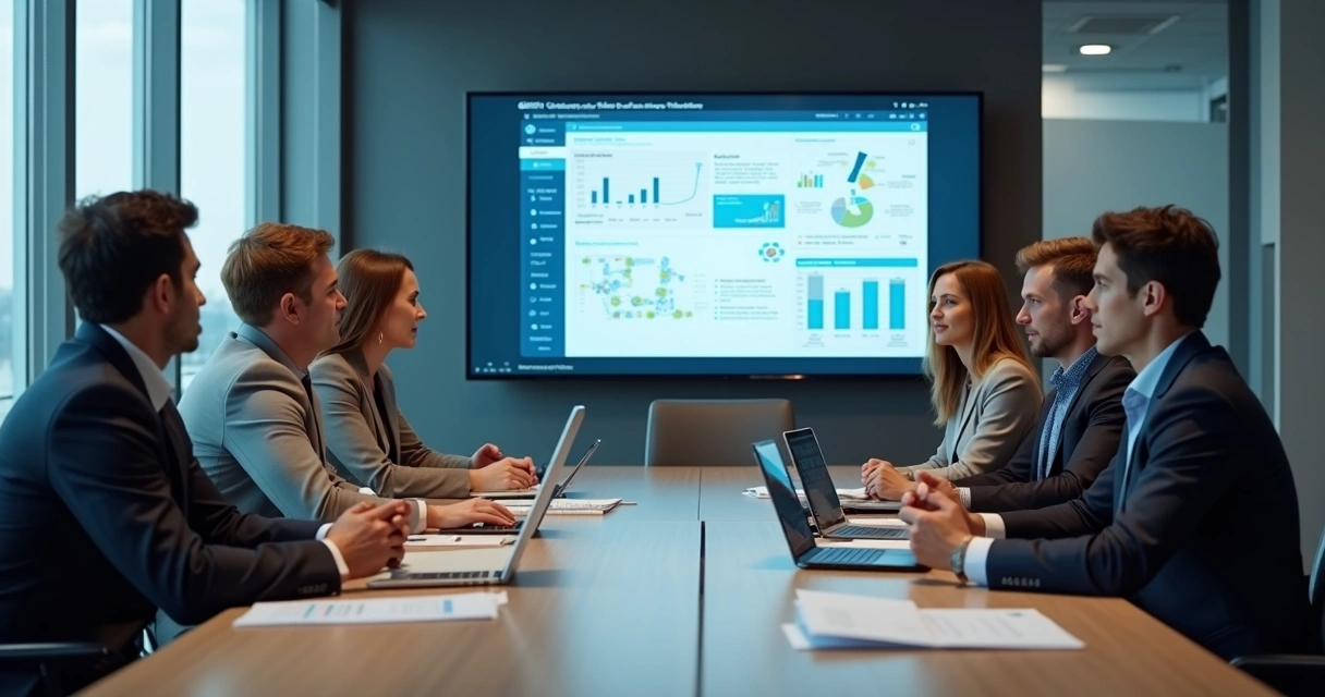 Equipe diversa analisando denúncias em telas de computador 
