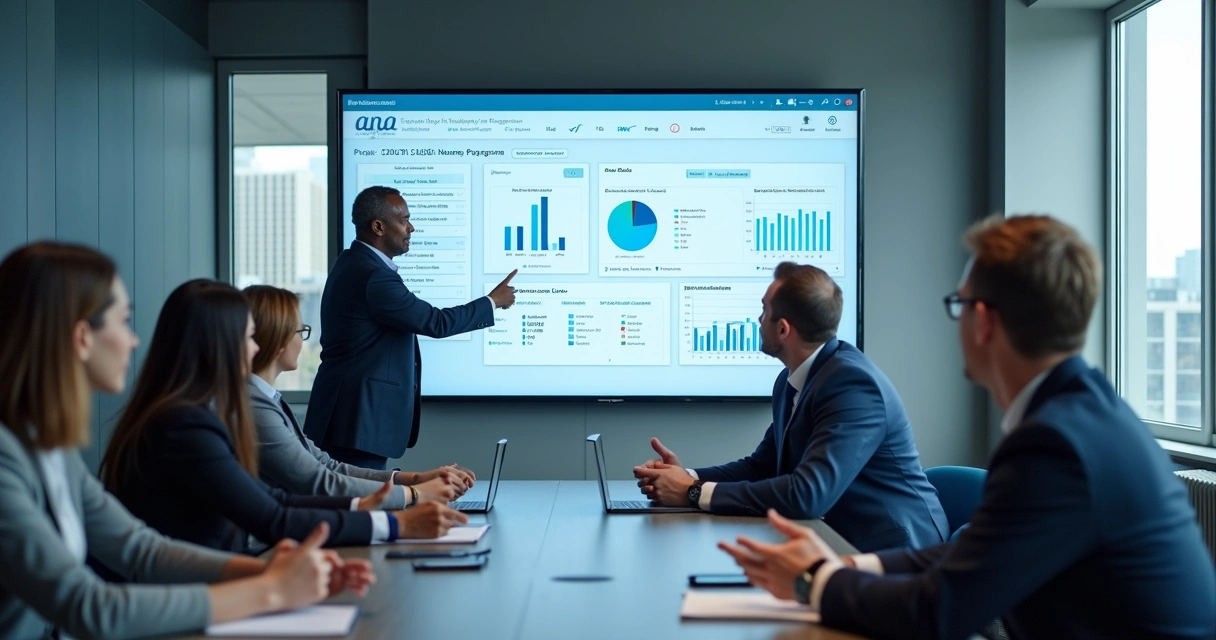 Equipe de logística e jurídica juntos usando plataforma de gestão 