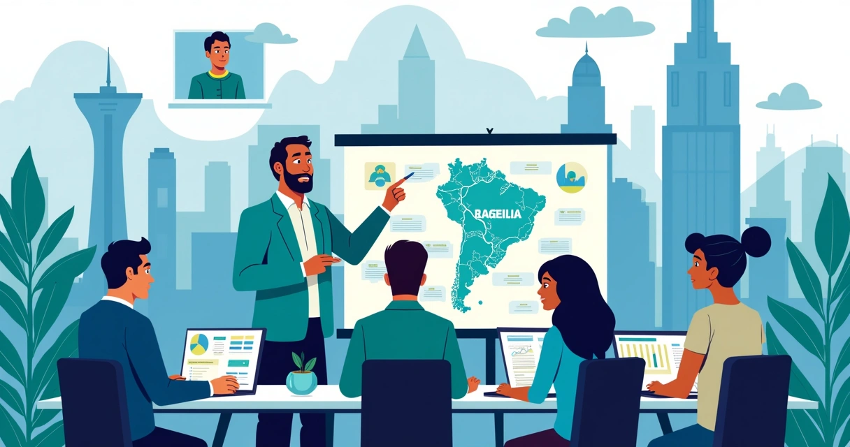 Equipe digital preparando estratégia eleitoral em Brasília