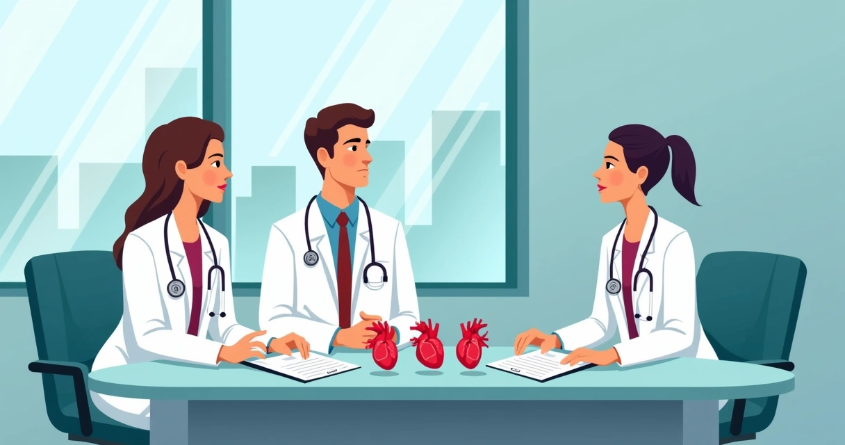 Terapia oral nas endocardites por gram-positivos: evidências do estudo POET 3 Equipe médica avaliando exames e discutindo antibiótico