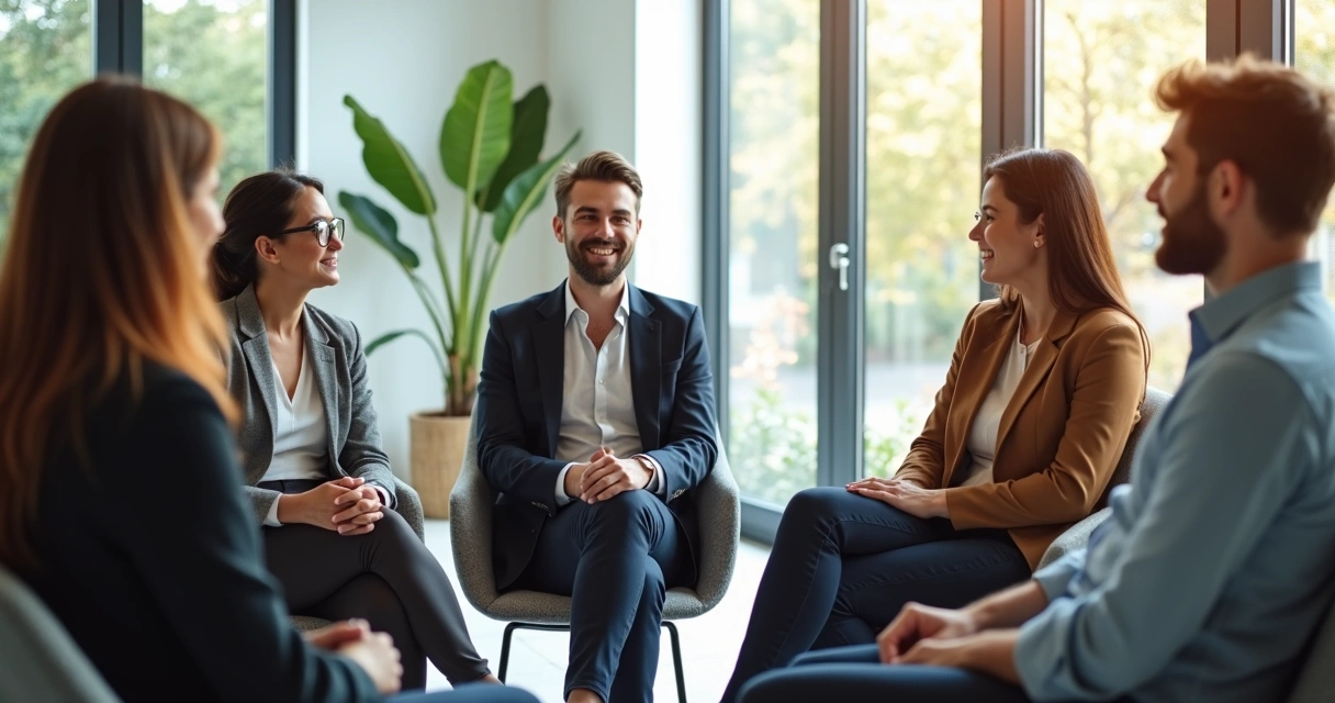 Equipe multicultural reunida em ambiente de trabalho 