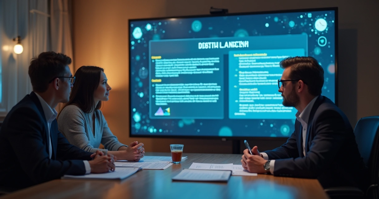 Equipe de negócios validando assinatura digital em tela 