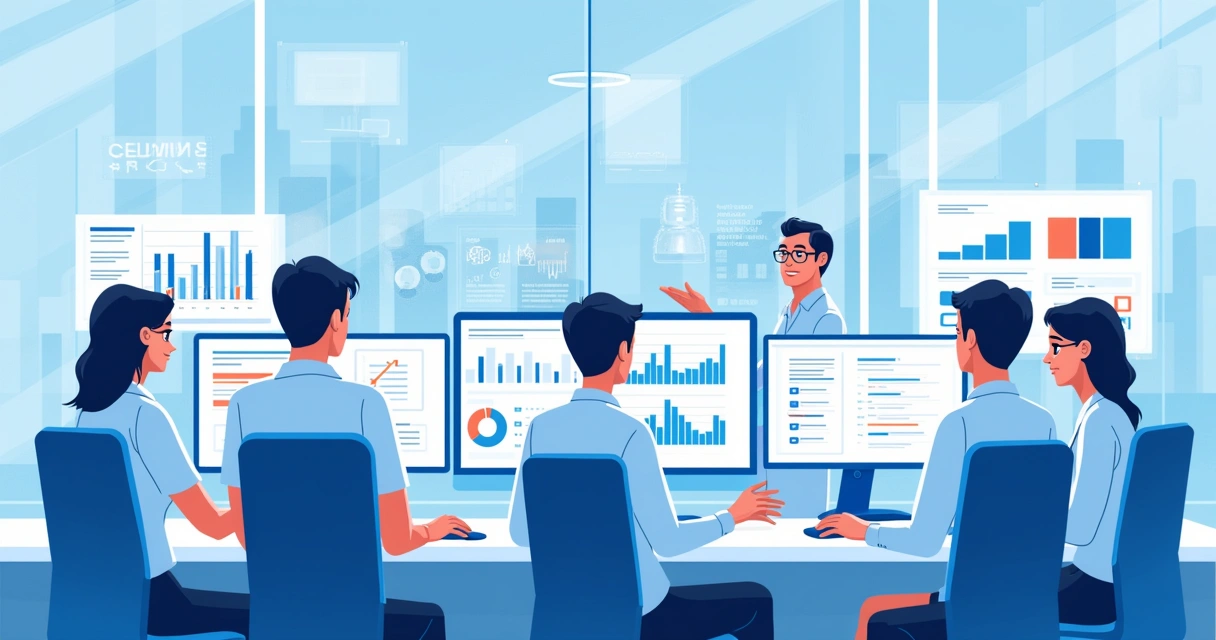 Equipe de peritos digitais em ambiente de análise 