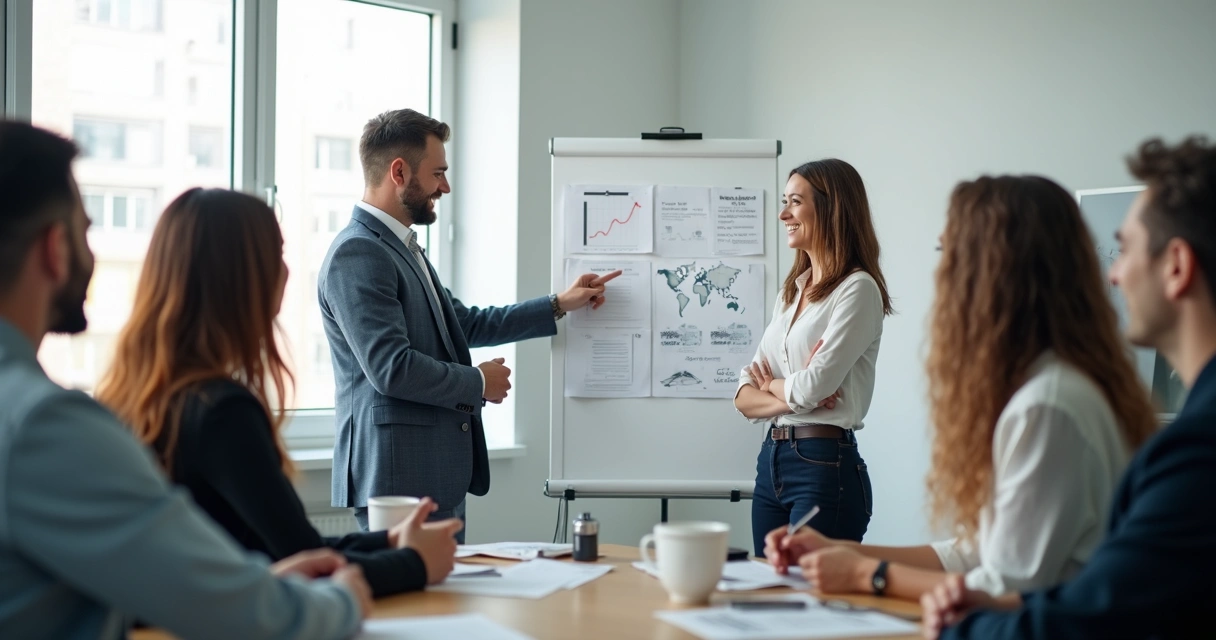 Equipe PME celebrando reconhecimento específico em reunião