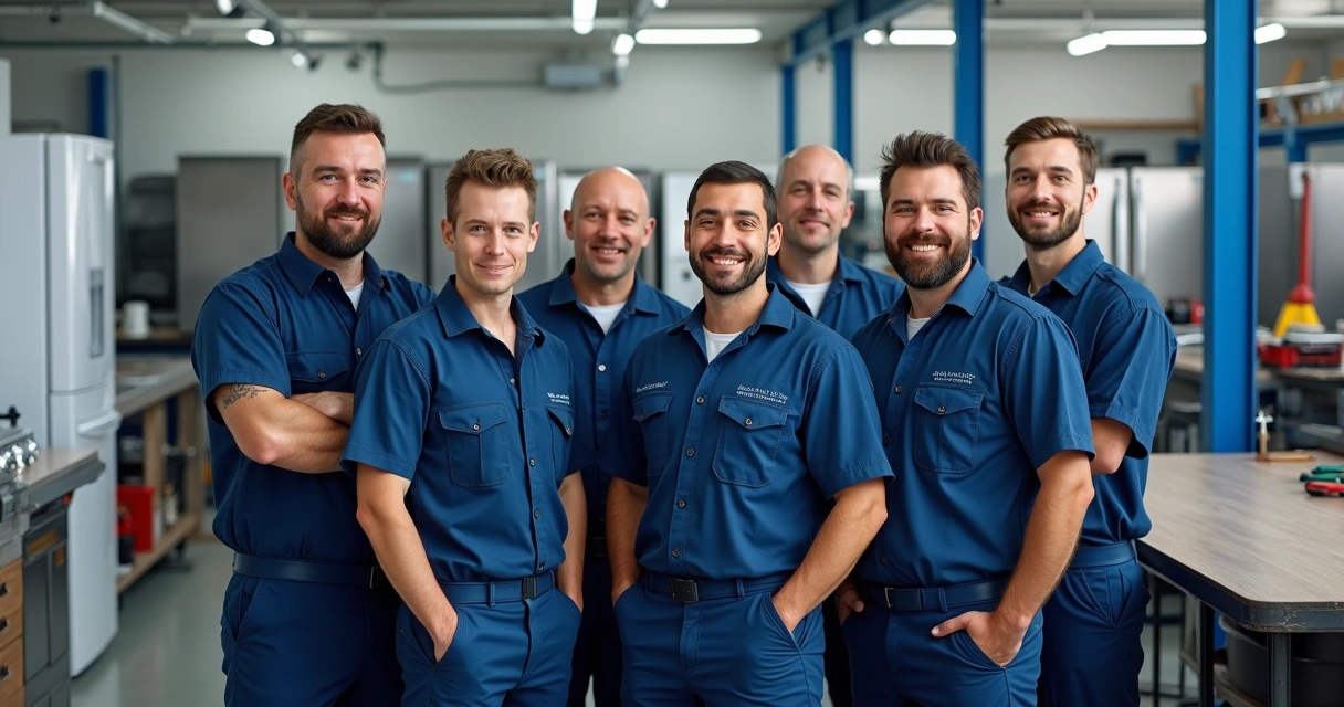 Equipe de técnicos organizados em local de trabalho assistencial 