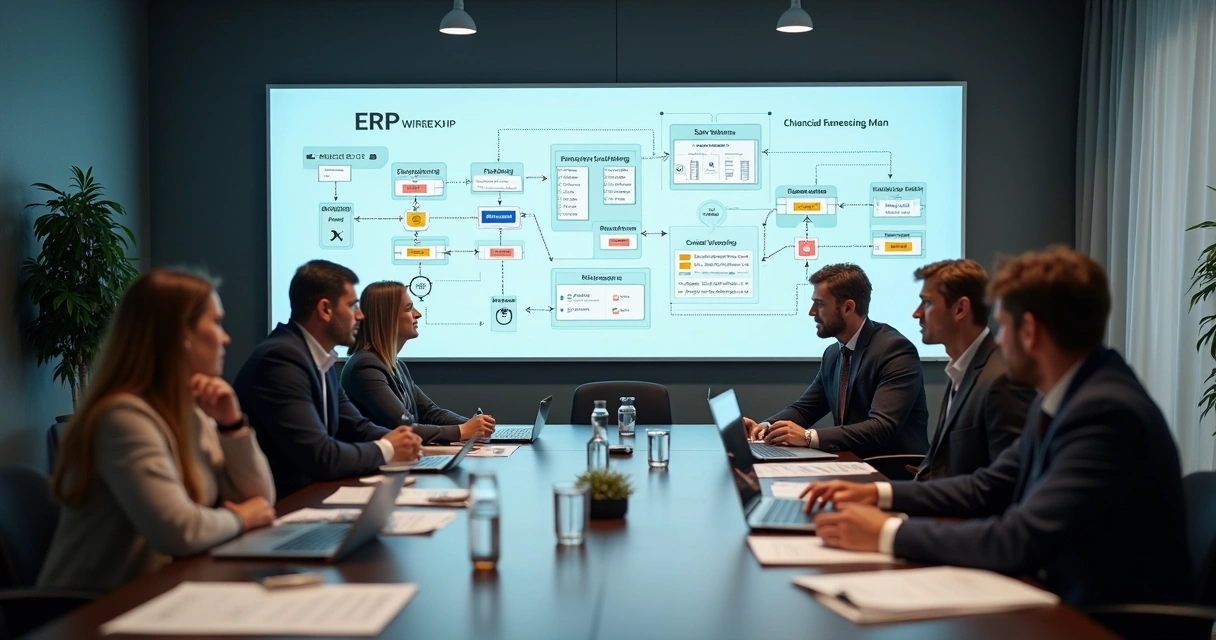 Equipe revisando processos de tecnologia tributária 
