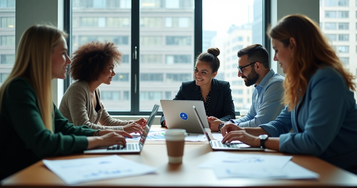 Equipe terceirizada trabalhando em conjunto com equipe interna 