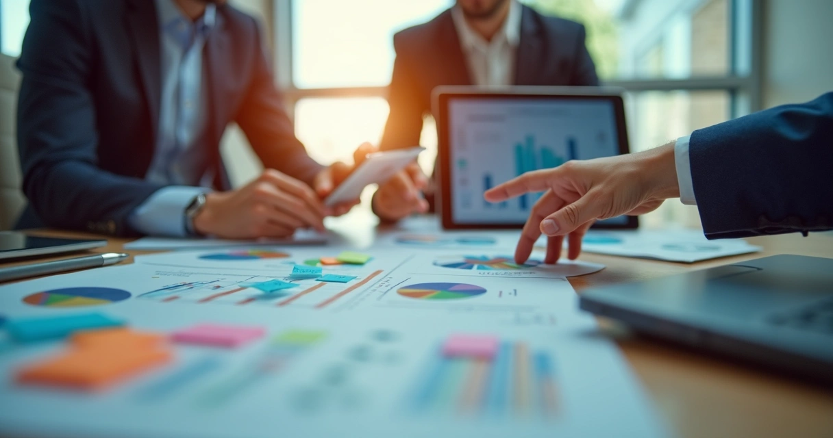 Equipe revisando dados antes de integração entre sistemas 