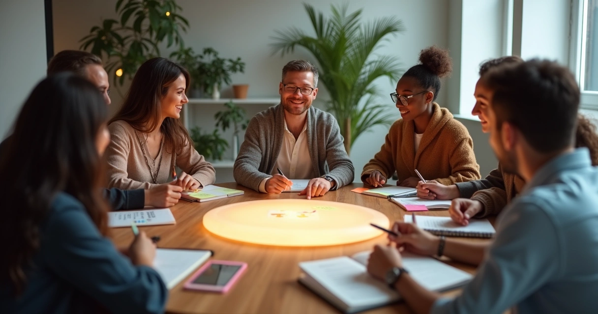 Estrategias para transmitir valores en equipos diversos