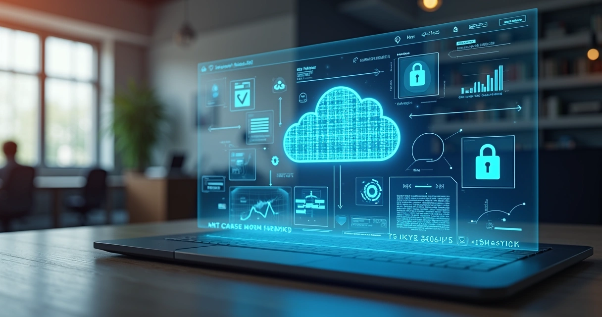 Interface de ERP com recursos de IA e automação avançada 