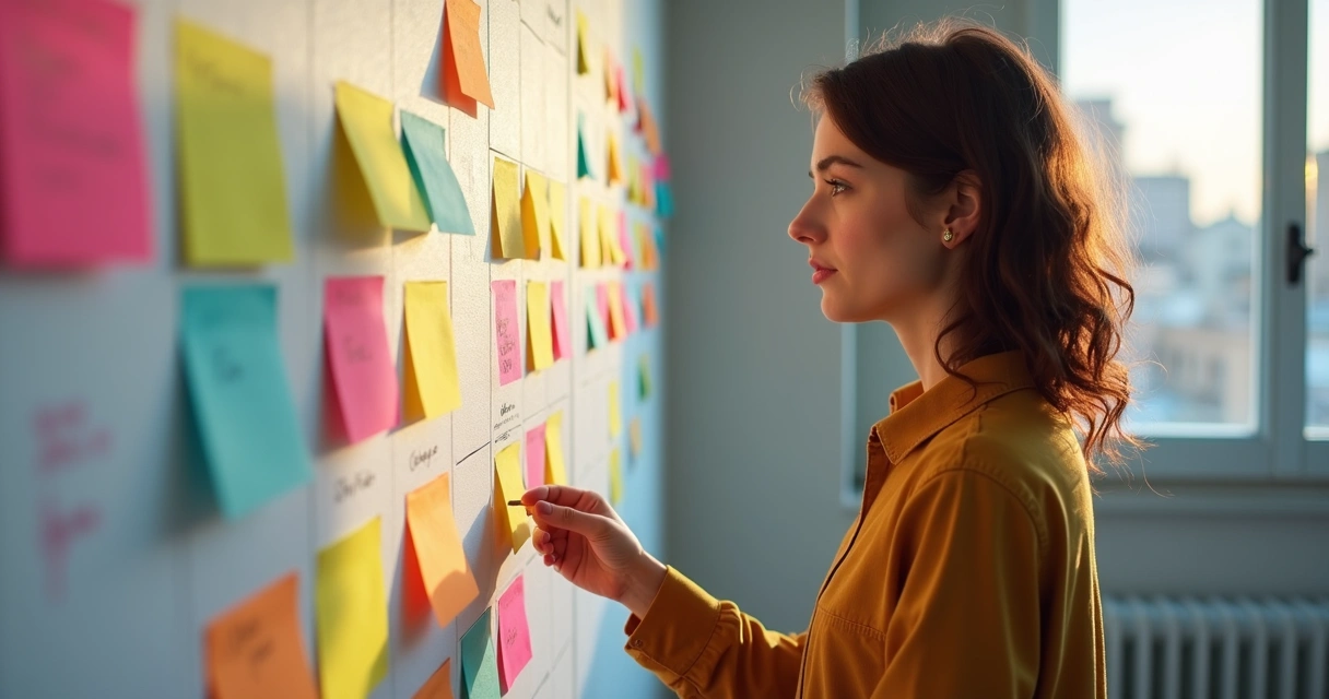 Pessoa arriscando erro em calendário de postagens odontológico