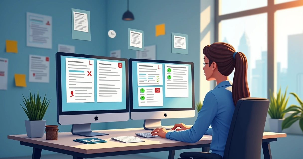 Conferência automatizada em planilhas contábeis 