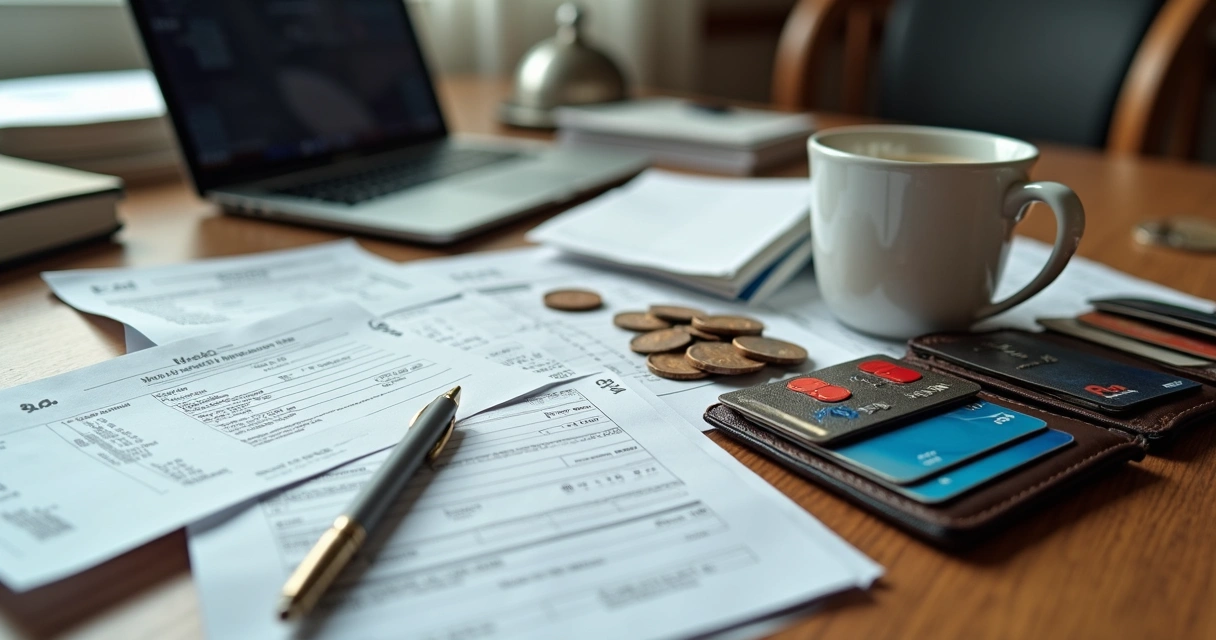 Mistura de finanças pessoais e empresariais na mesa 