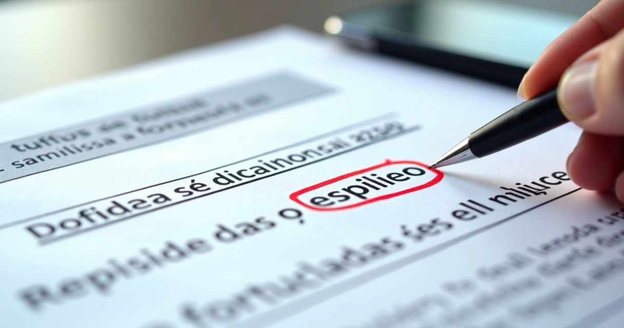 Erro em documento traduzido do português para o espanhol 