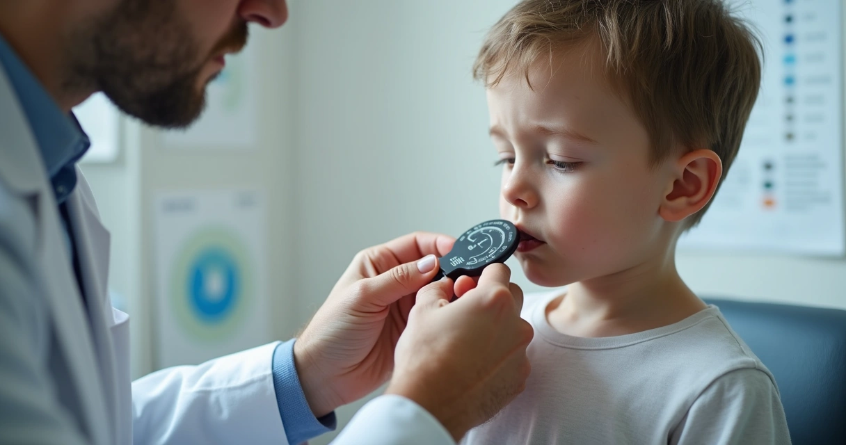 Pessoa medindo testículo com orquidômetro de maneira errada 