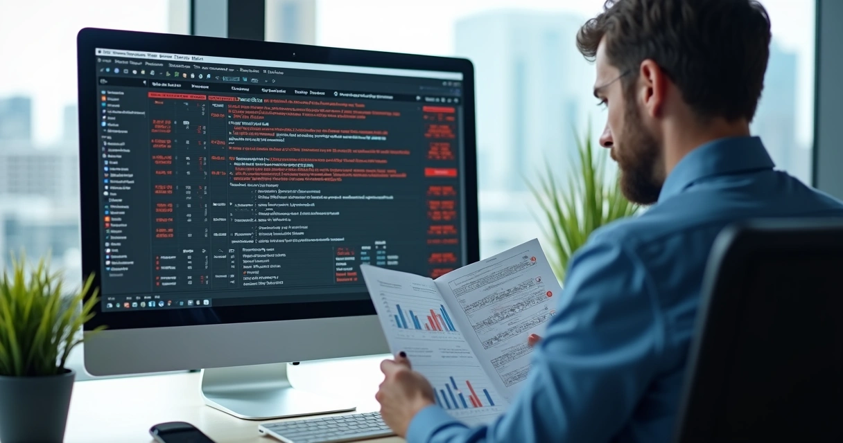 Erros destacados em monitor de apuração tributária 