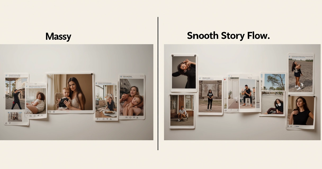 Comparação entre carrossel bem feito e mal feito 