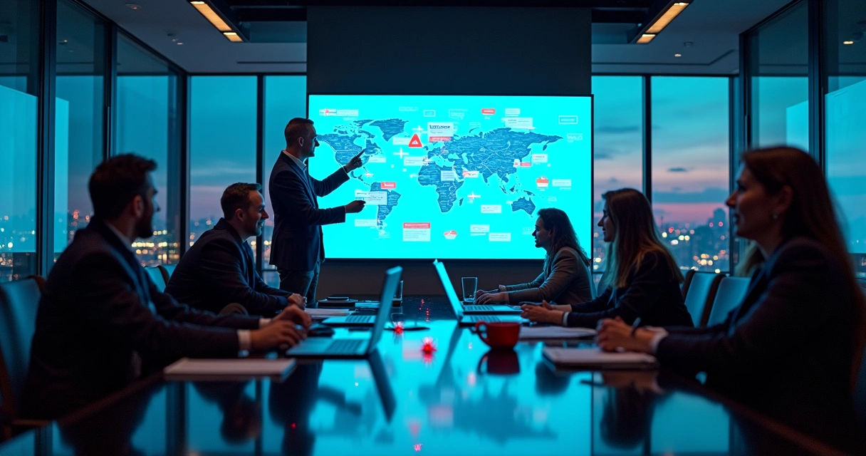 Painel digital com anúncios SaaS sendo apontados como erro por executivos de marketing 