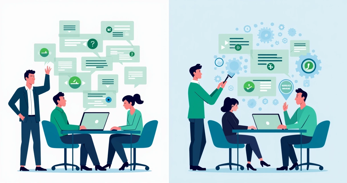 Equipe de atendimento com tecnologia expandindo alcance no WhatsApp 