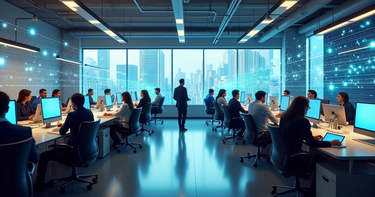 Crescimento escalável com tecnologia IA na empresa 