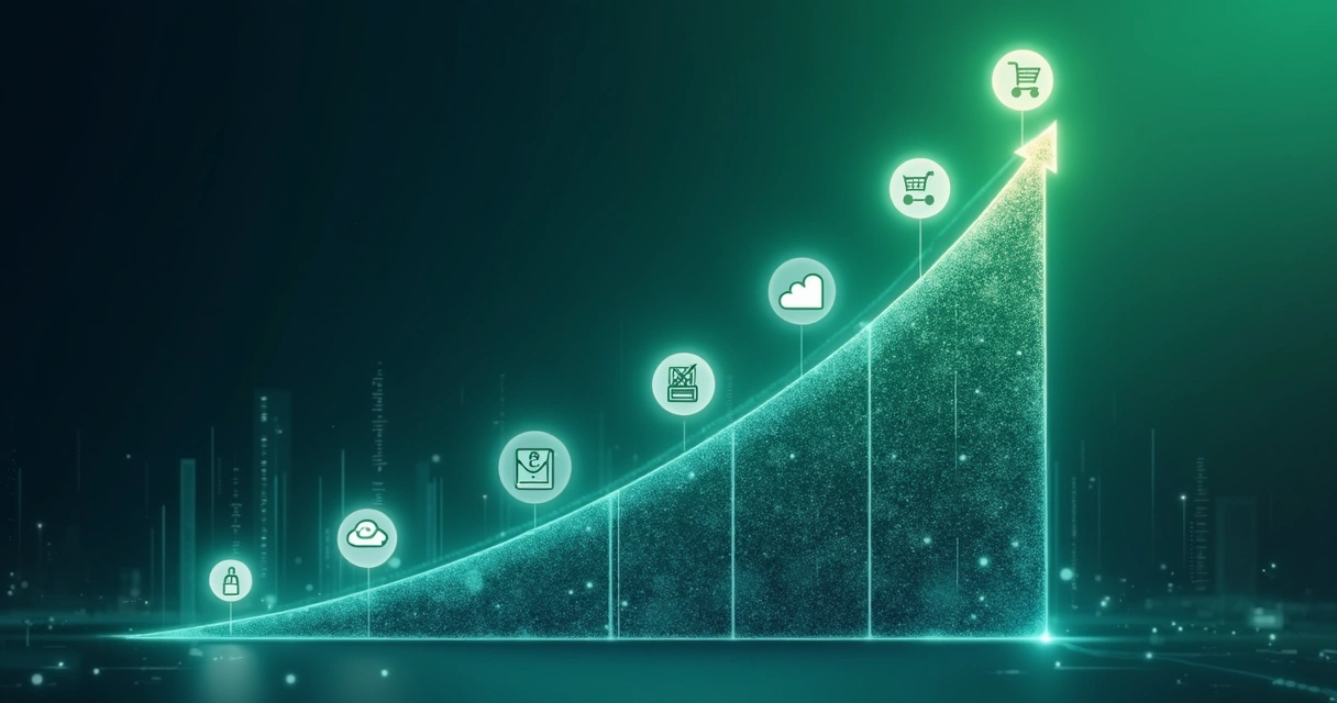 Crescimento exponencial de integrações de IA 