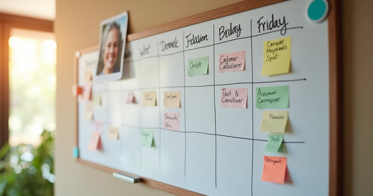 Escala de cuidador organizada para homecare 