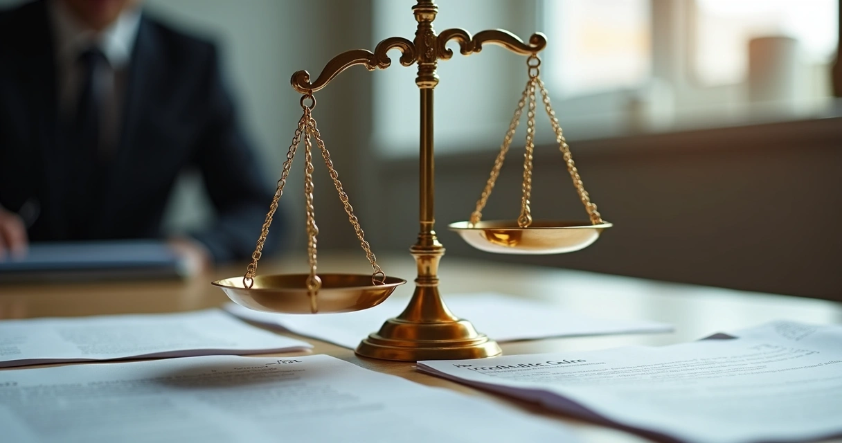 Balança inclinada simbolizando ética desequilibrada 